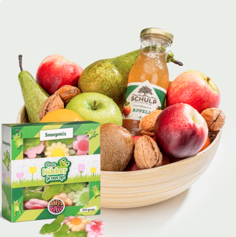 Fruitmand-Opkikker